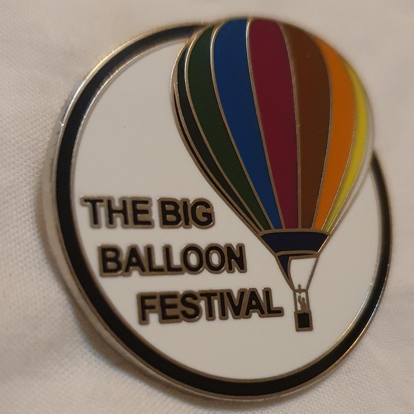 THE BIG BALLOON FESTIVAL SILVER Pin Badge