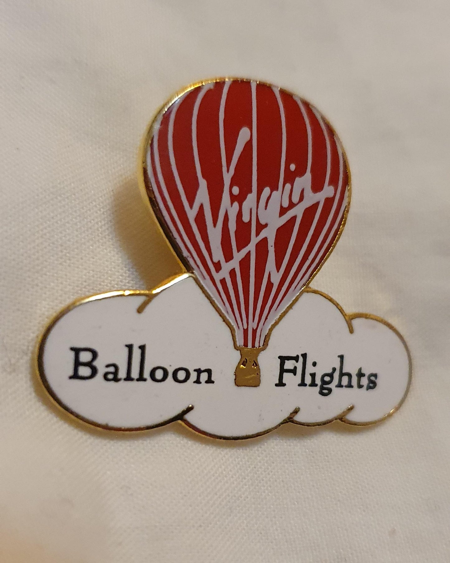 Virgin Balloons Pin Badge