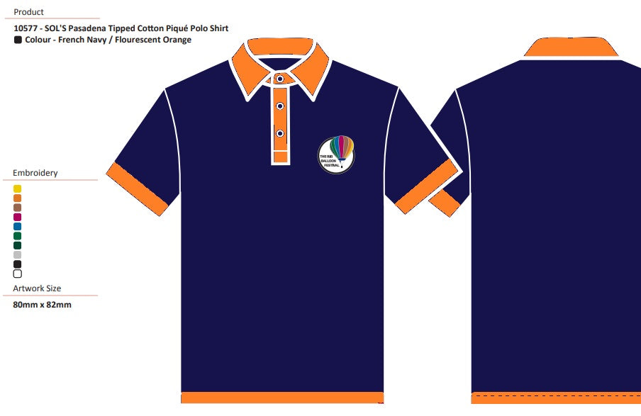 Hot Air Balloon Polo Shirt