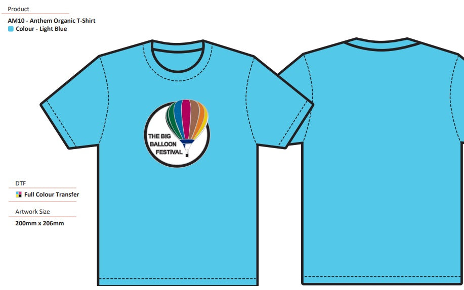 Retro 80's BIG BALLOON FESTIVAL T-shirt